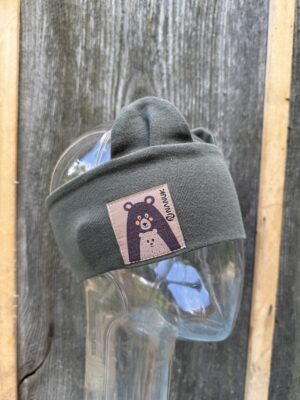 Khaki bear headband