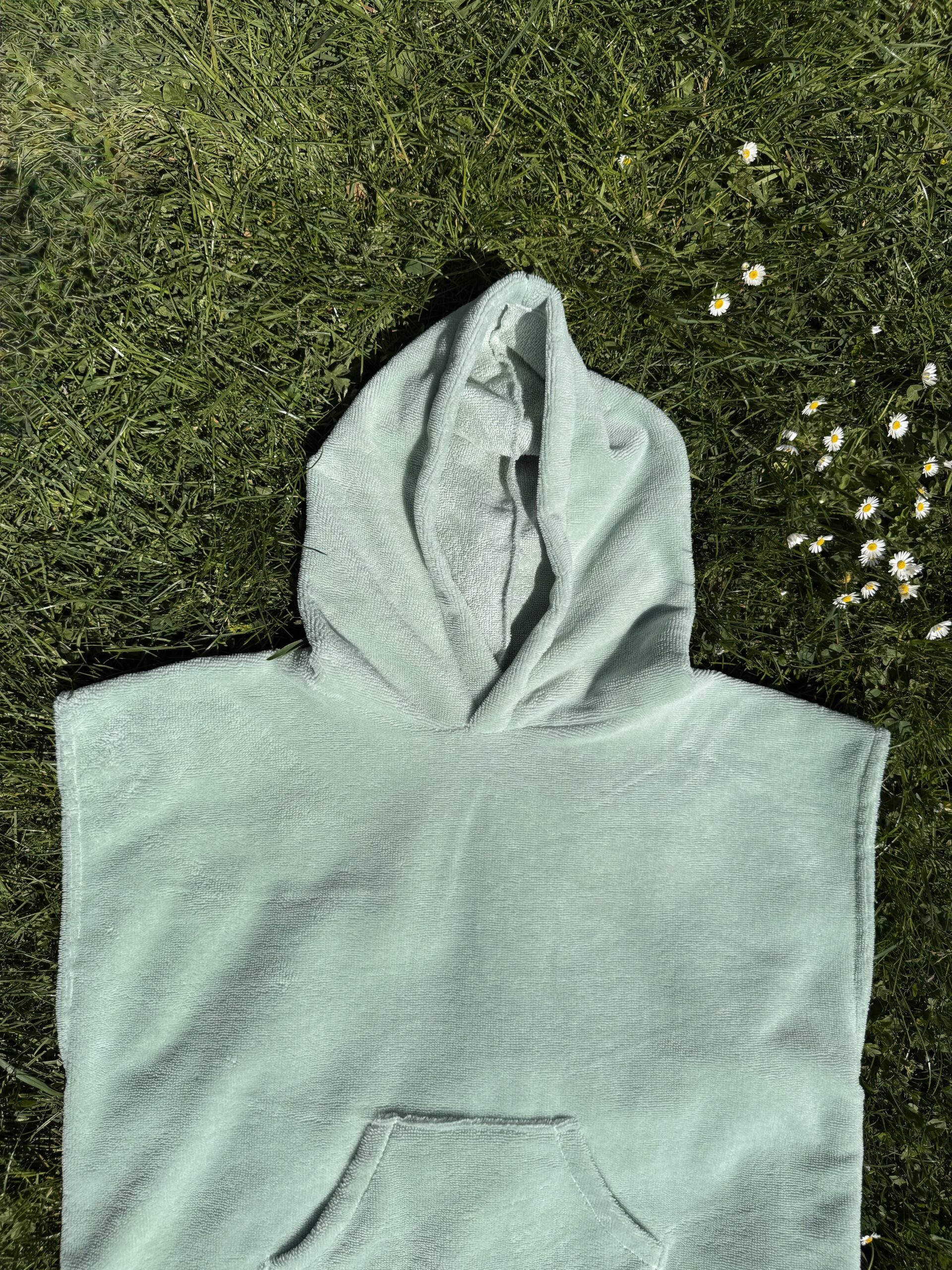 Bamboo Mint poncho kids - Image 5