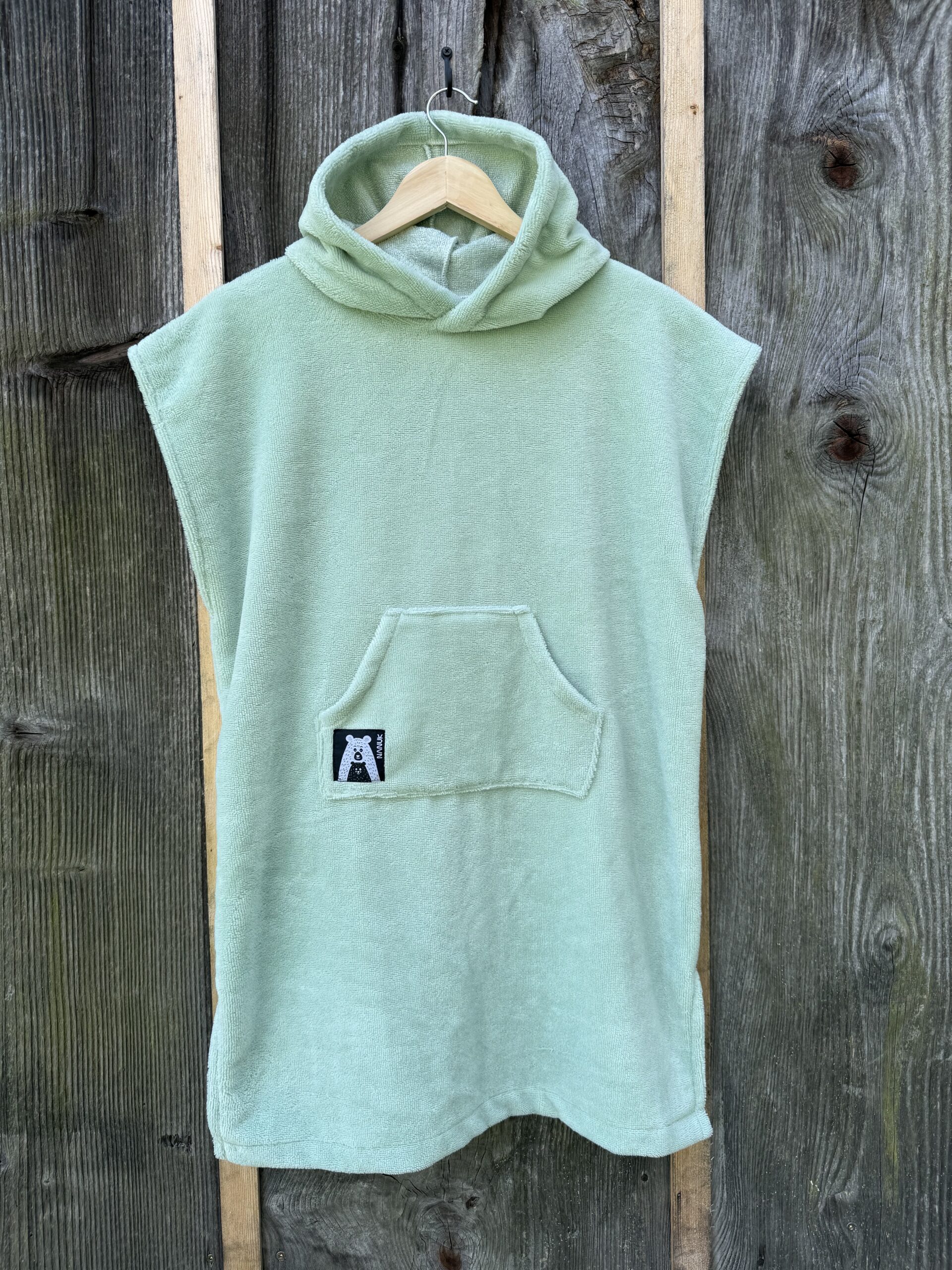 Bamboo Mint poncho kids - Image 9